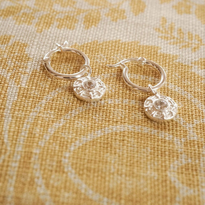 Daisy London Sterling Silver Apollo Sparkle Drop Earrings - MococoDaisy LondonRE06_SLV5056104133736Earrings