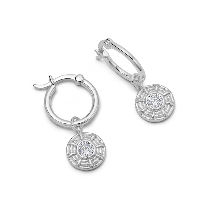 Daisy London Sterling Silver Apollo Sparkle Drop Earrings - MococoDaisy LondonRE06_SLV5056104133736Earrings