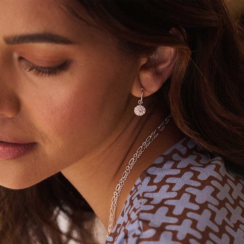 Daisy London Sterling Silver Apollo Sparkle Earring Stack Additional Image - 3