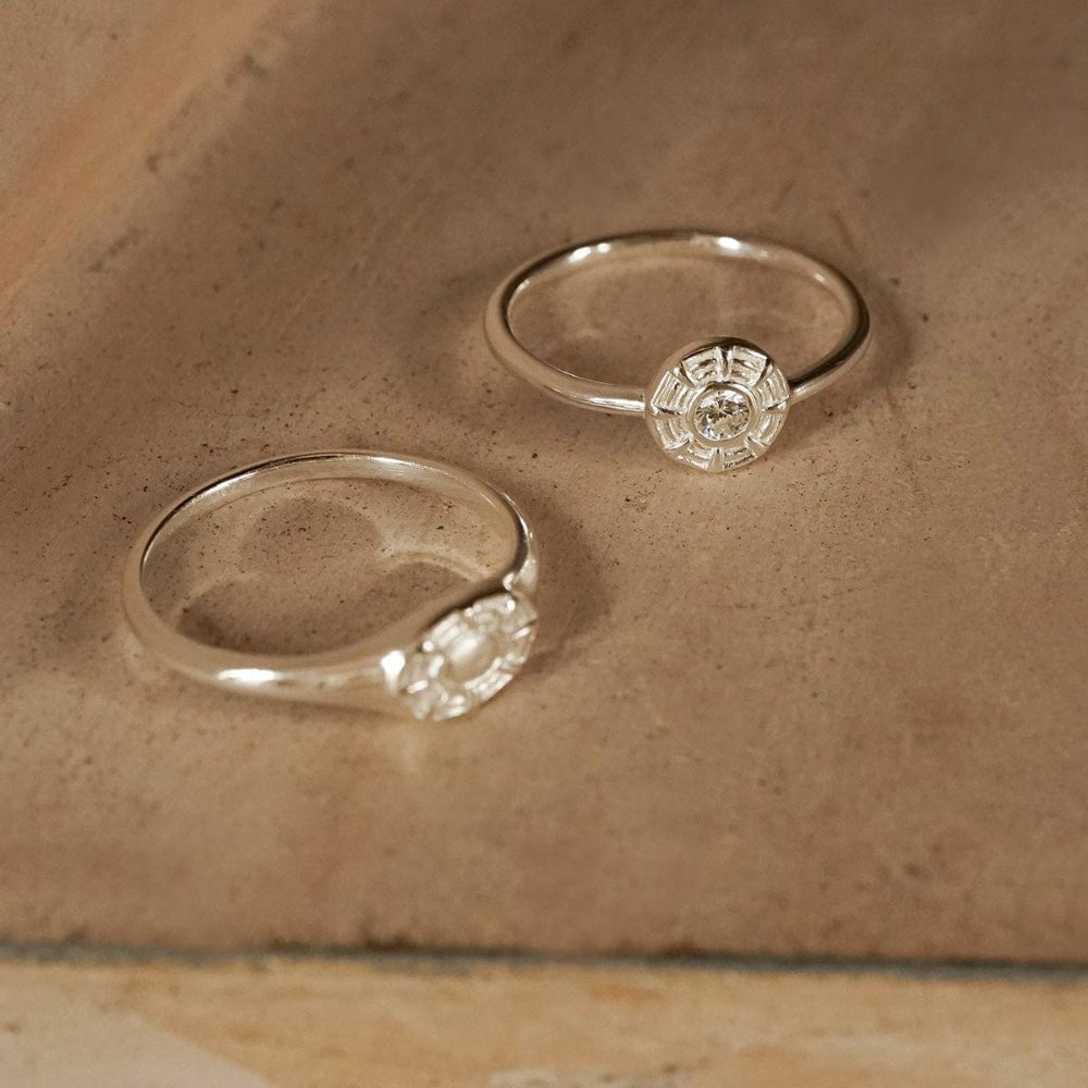 Daisy London Sterling Silver Apollo Sparkle Ring - MococoDaisy LondonRR01_SLV_XS5056104133835Rings