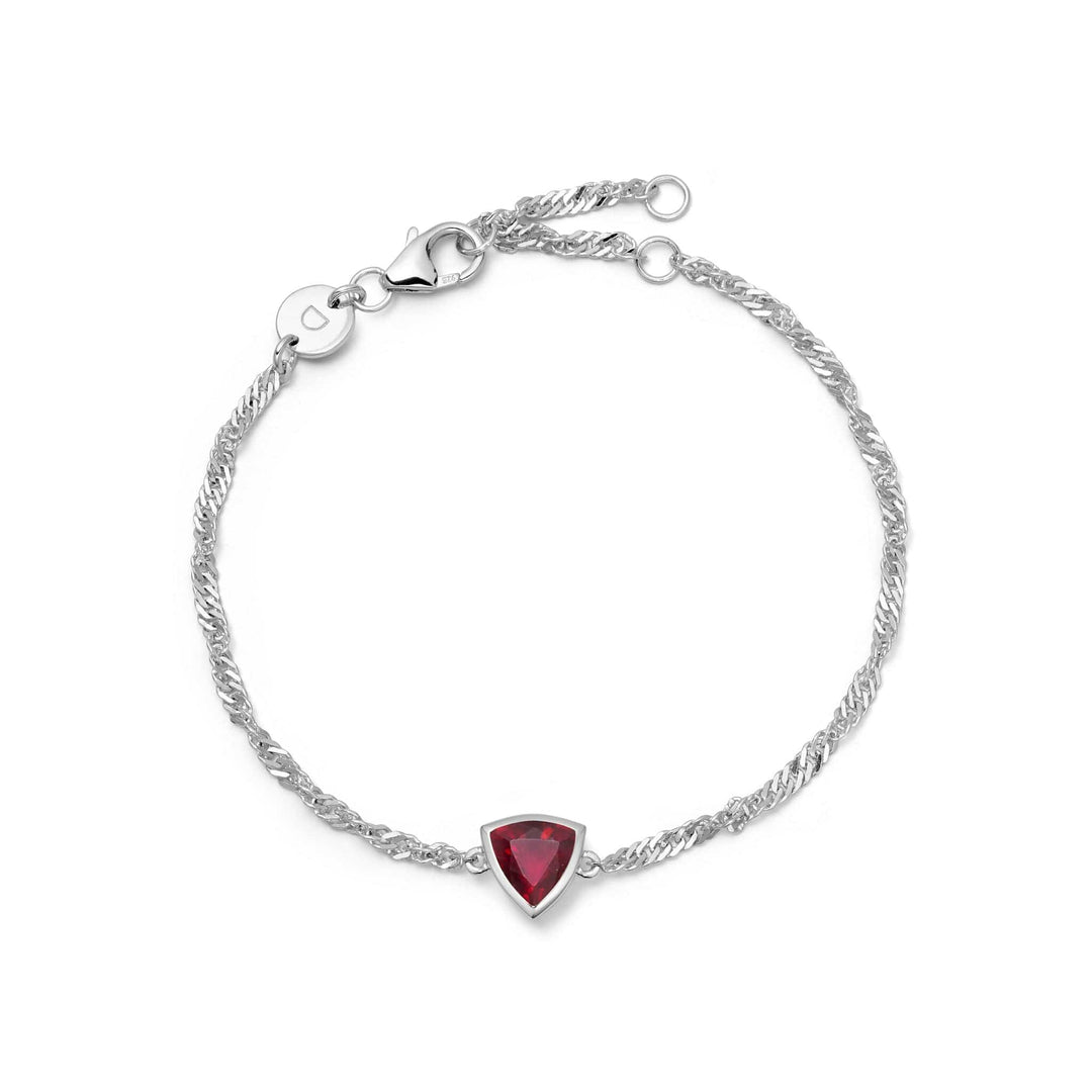 Daisy London Sterling Silver Birthstone Charm Bracelet - MococoDaisy LondonBSBR14_SLV5056104138892Bracelets