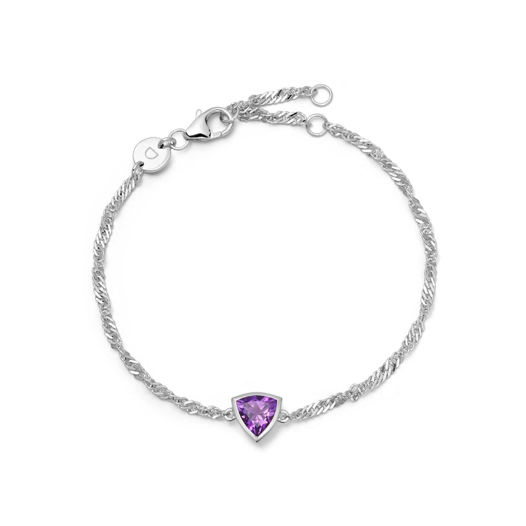 Daisy London Sterling Silver Birthstone Charm Bracelet - MococoDaisy LondonBSBR14_SLV5056104138892Bracelets