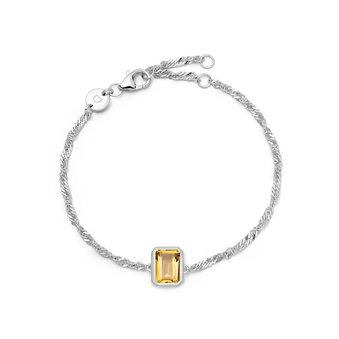 Daisy London Sterling Silver Birthstone Charm Bracelet - MococoDaisy LondonBSBR13_SLV5056104138878Bracelets
