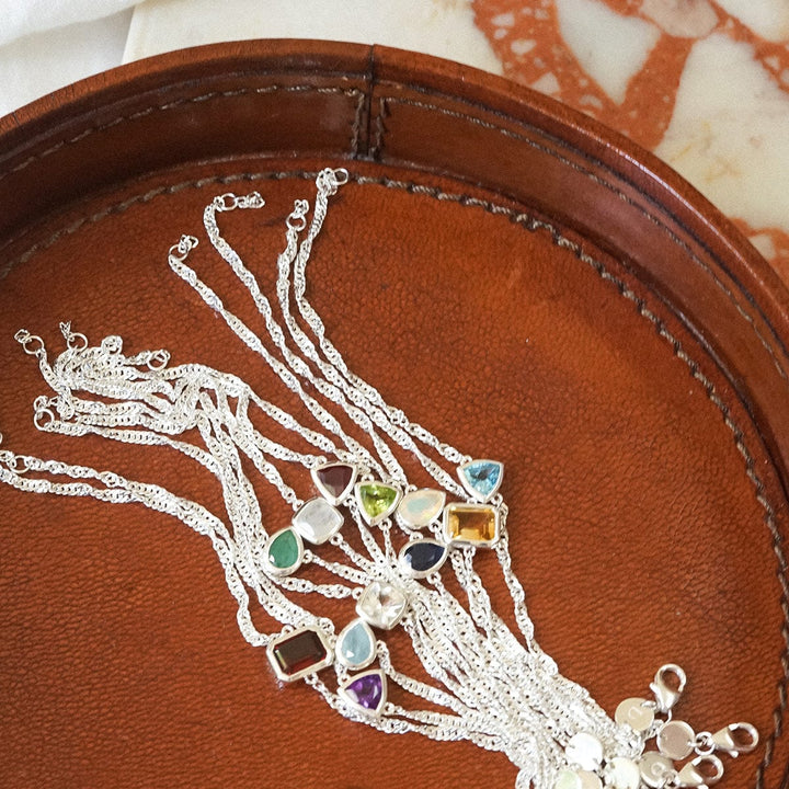 Daisy London Sterling Silver Birthstone Charm Bracelet - MococoDaisy LondonBSBR13_SLV5056104138878Bracelets