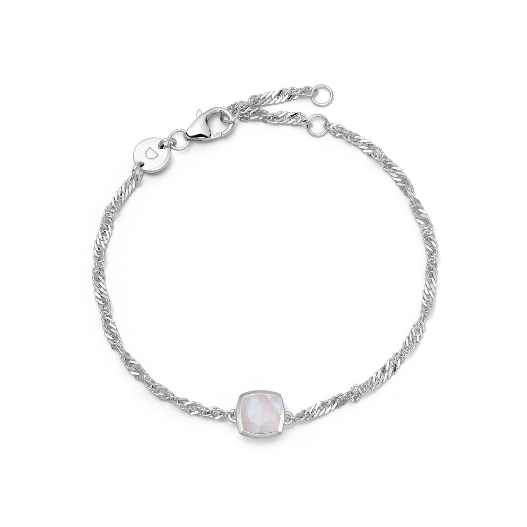 Daisy London Sterling Silver Birthstone Charm Bracelet - MococoDaisy LondonBSBR14_SLV5056104138892Bracelets