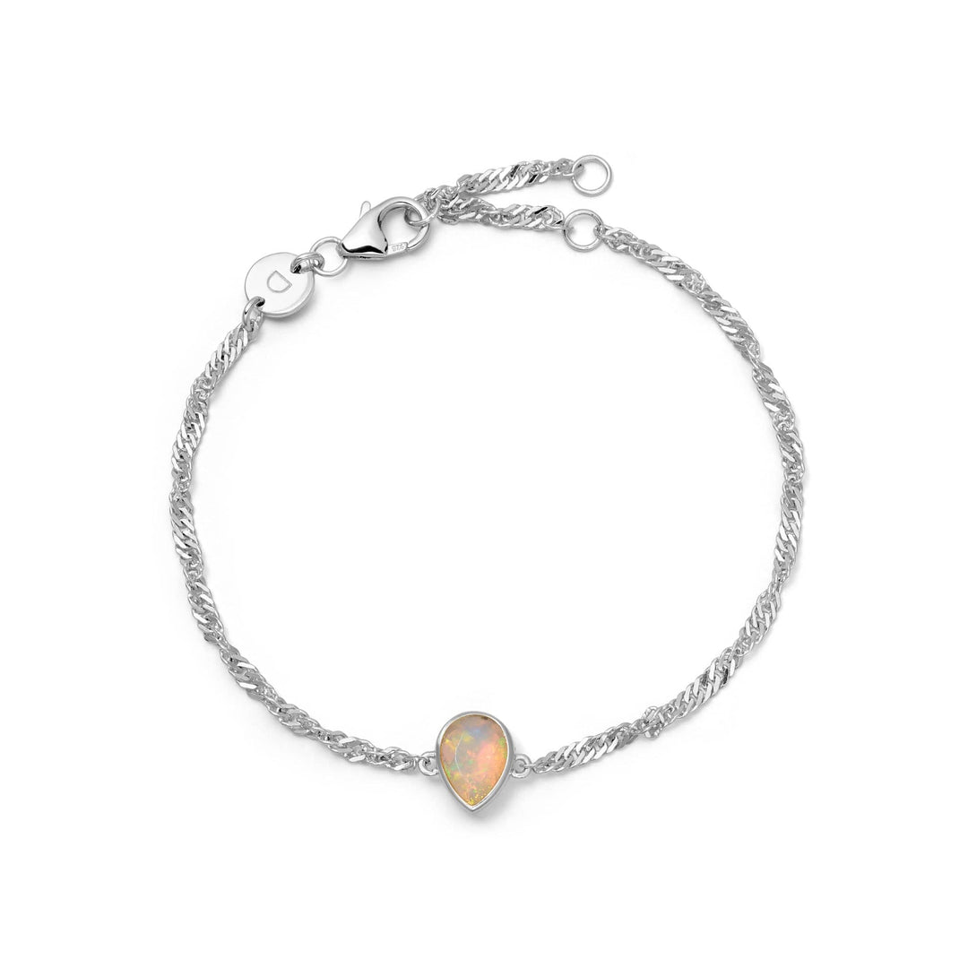 Daisy London Sterling Silver Birthstone Charm Bracelet - MococoDaisy LondonBSBR14_SLV5056104138892Bracelets