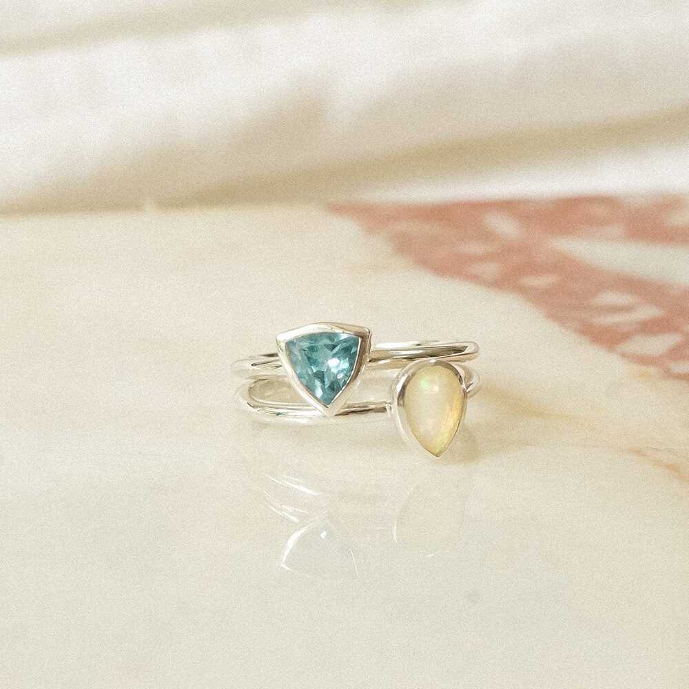 Daisy London Sterling Silver Birthstone Ring Additional Image - 10