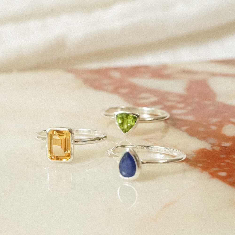 Daisy London Sterling Silver Birthstone Ring Additional Image - 13