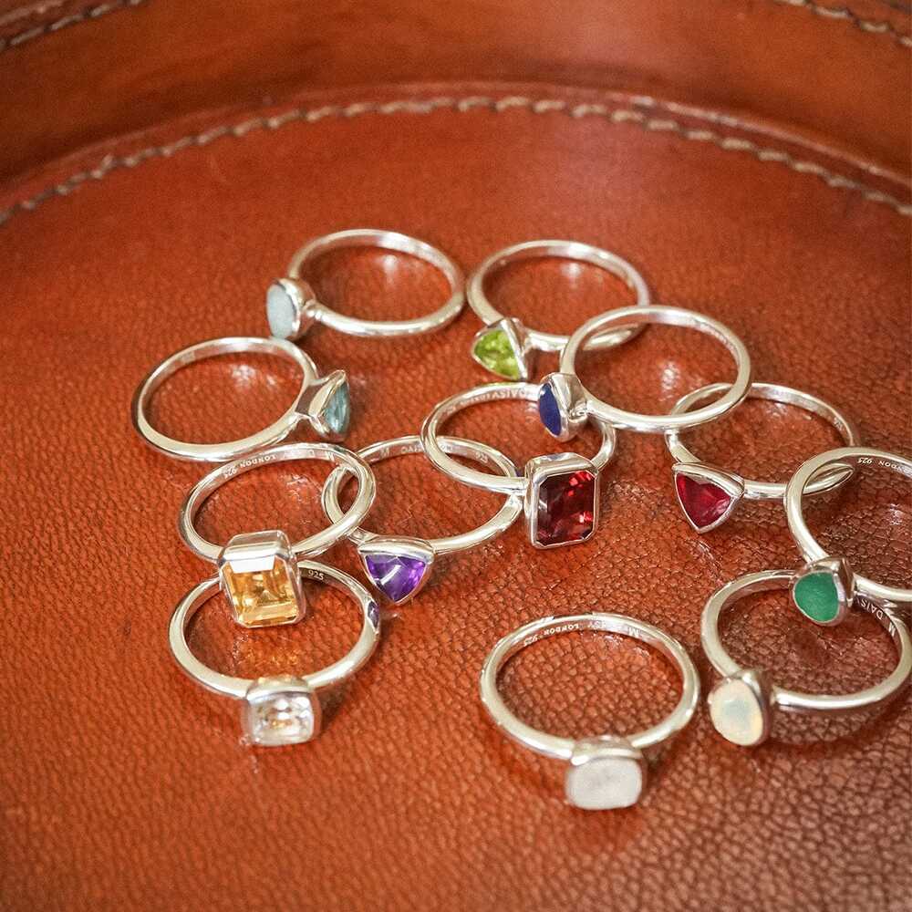 Daisy London Sterling Silver Birthstone Ring Additional Image - 20