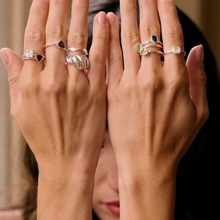 Daisy London Sterling Silver Birthstone Ring Additional Image - 23