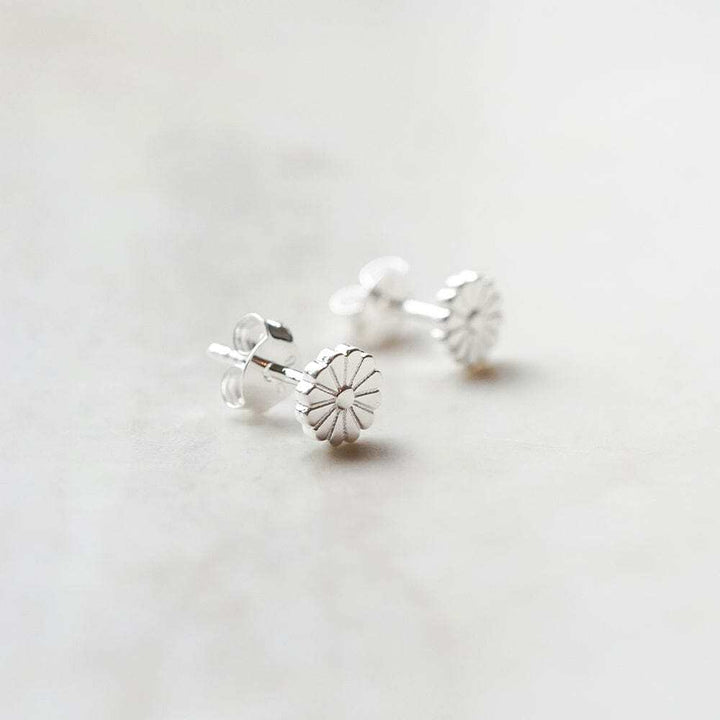 Daisy London Sterling Silver Daisy Bloom Stud Earrings Additional Image - 3