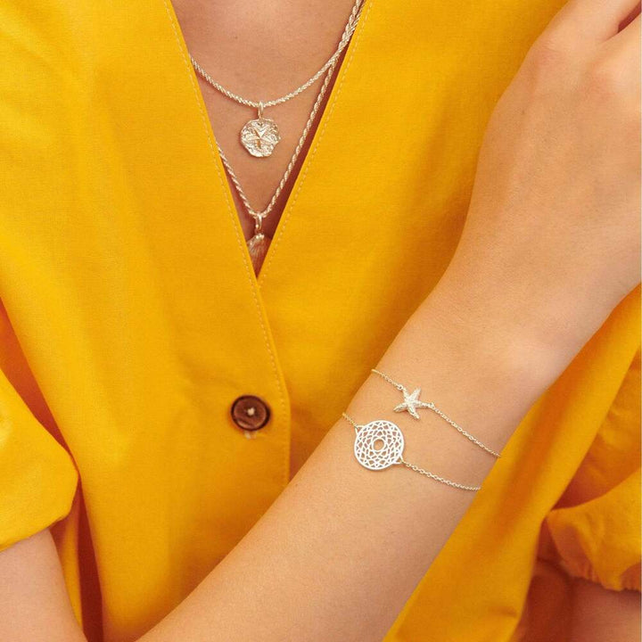 Daisy London Sterling Silver Chakra Bracelet