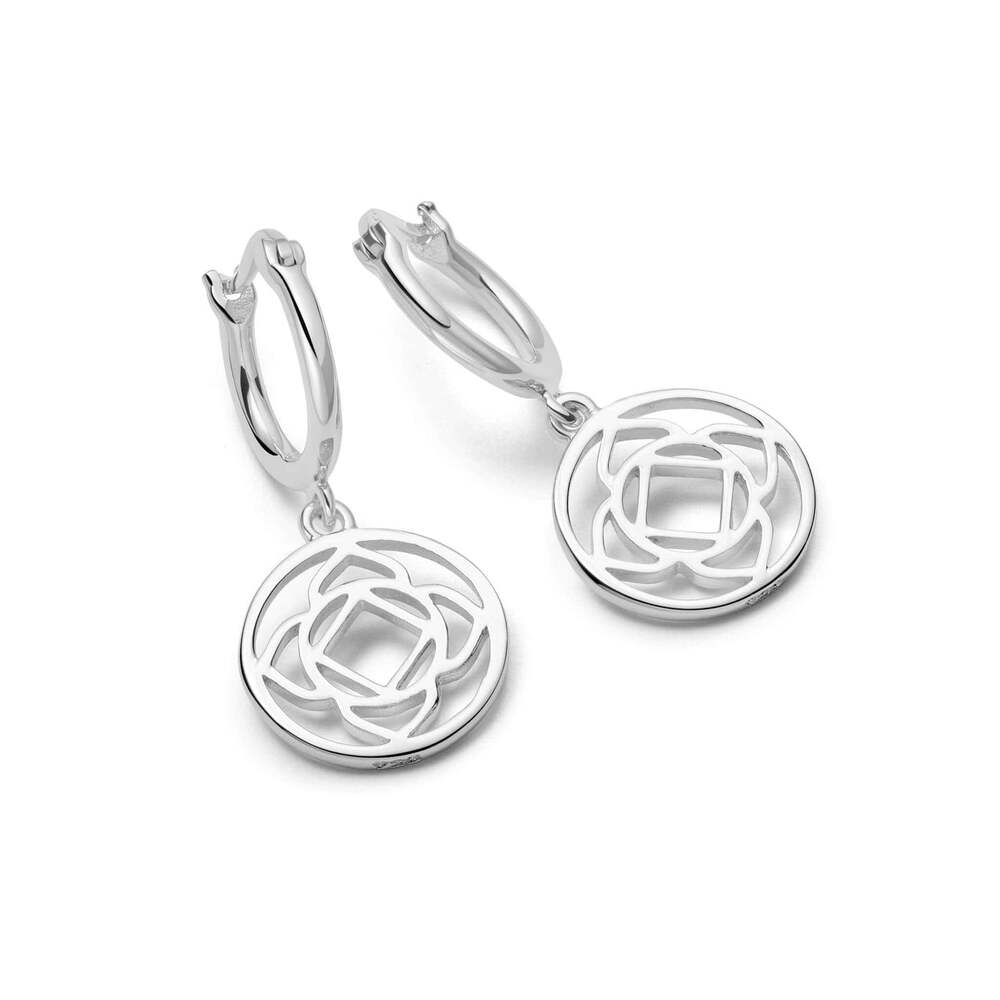 Daisy London Sterling Silver Chakra Earrings