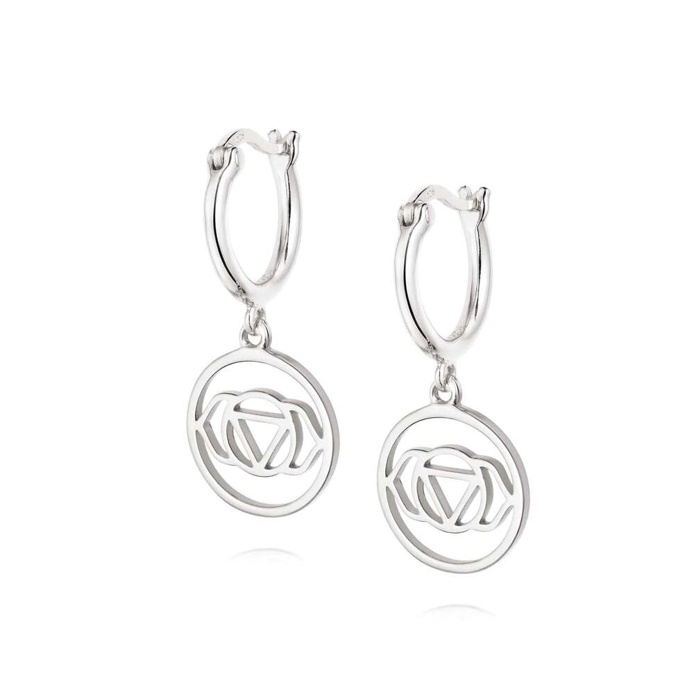 Daisy London Sterling Silver Chakra Earrings Additional Image - 3