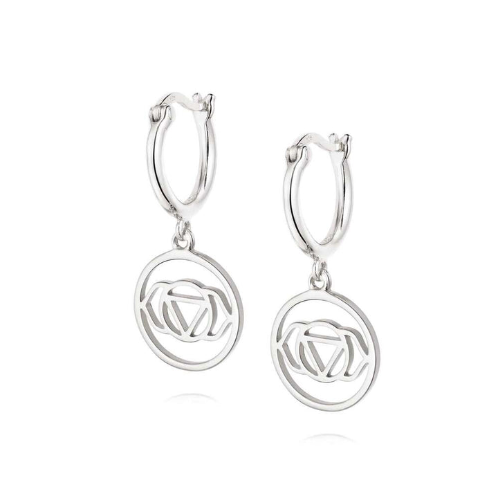 Daisy London Sterling Silver Chakra Earrings Additional Image - 3