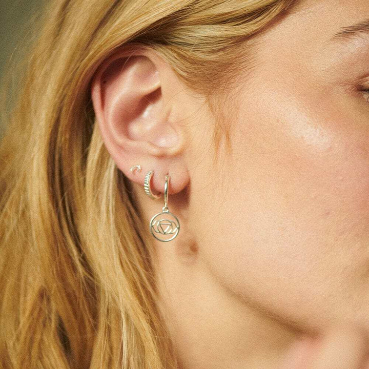 Daisy London Sterling Silver Chakra Earrings Additional Image - 21