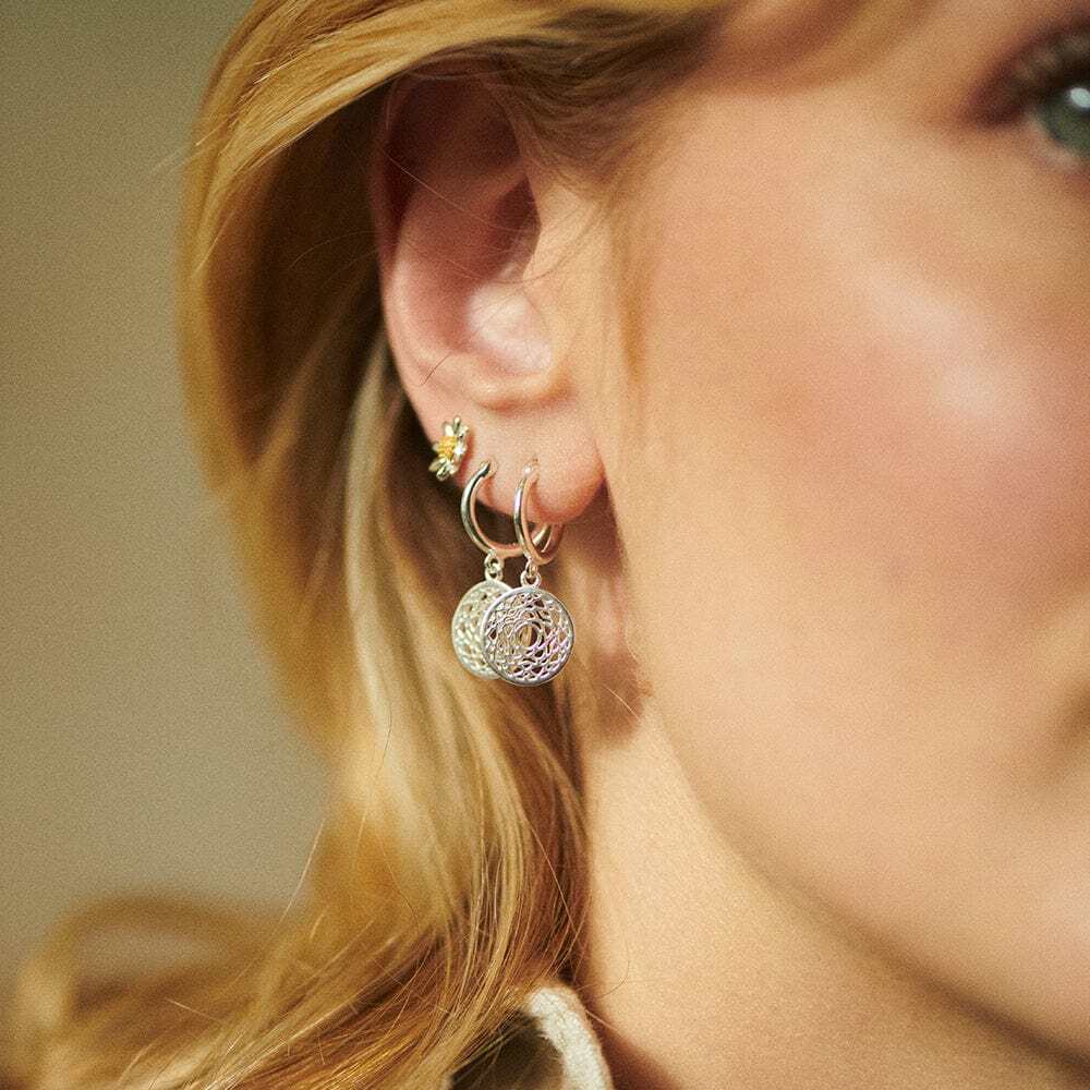 Daisy London Sterling Silver Chakra Earrings Additional Image - 11