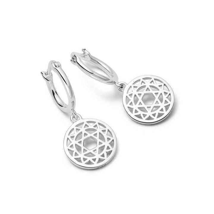 Daisy London Sterling Silver Chakra Earrings Additional Image - 5