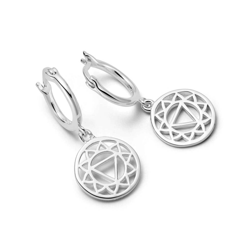 Daisy London Sterling Silver Chakra Earrings Additional Image - 6
