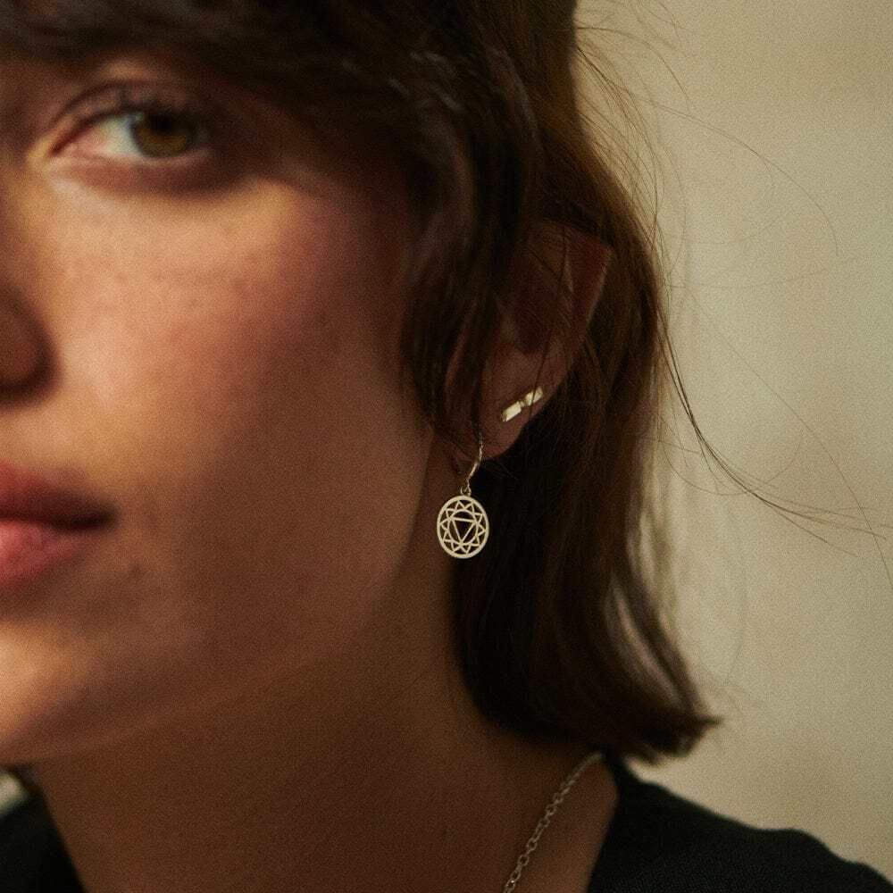 Daisy London Sterling Silver Chakra Earrings Additional Image - 13