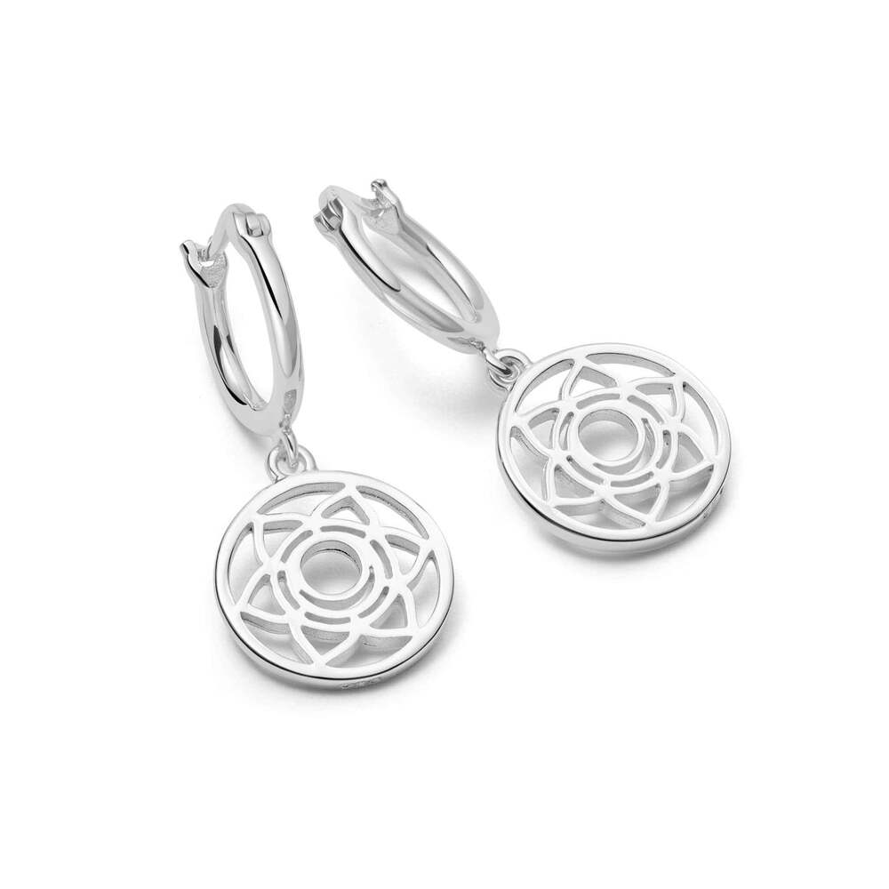 Daisy London Sterling Silver Chakra Earrings Additional Image - 1