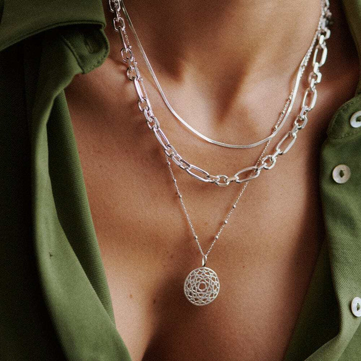 Daisy London Sterling Silver Chakra Necklace Additional Image - 13