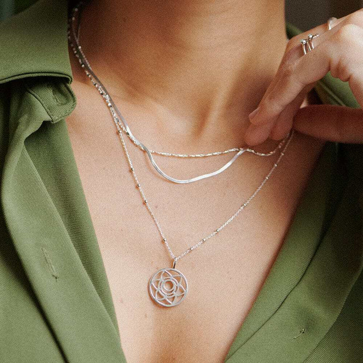 Daisy London Sterling Silver Chakra Necklace Additional Image - 15