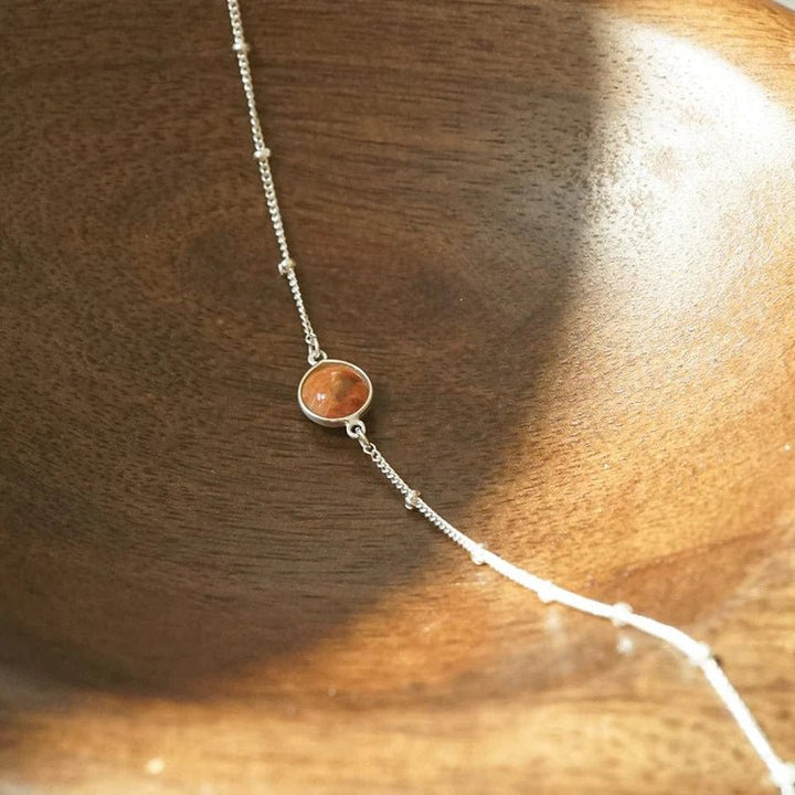 Daisy London Sterling Silver Coral Healing Stone Bracelet - MococoDaisy LondonHBR1012_SLVBracelets