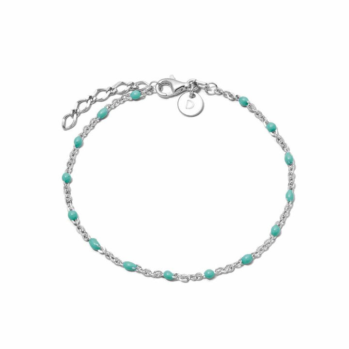 Daisy London Sterling Silver Enamel Beaded Bracelet Additional Image - 1
