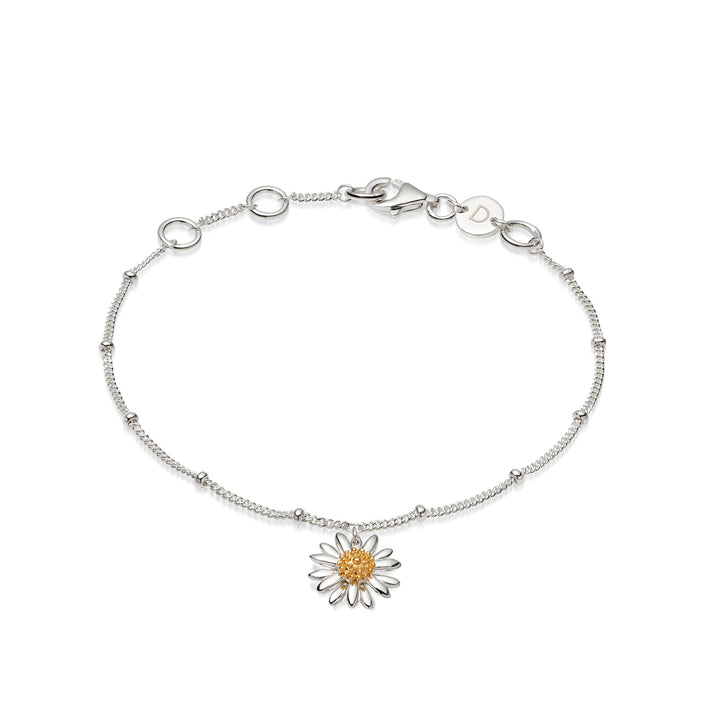 Daisy London Sterling Silver English Daisy Drop Bobble Bracelet - MococoDaisy LondonBR2004_SLV5056104102657Bracelets