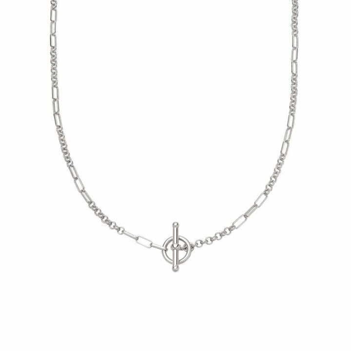 Daisy London Sterling Silver Estee Lalonde Interlock Chain Necklace