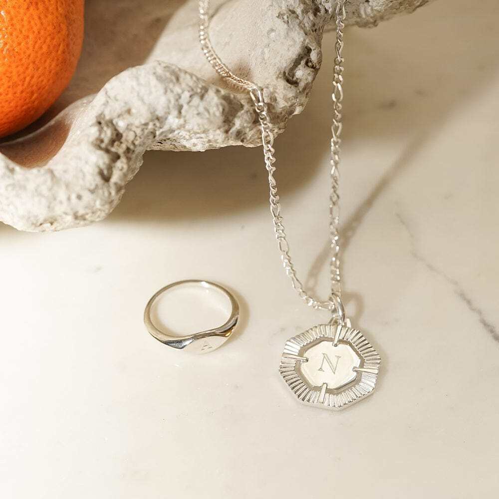 Daisy London Sterling Silver Estee Lalonde Octagonal Necklace Additional Image - 2