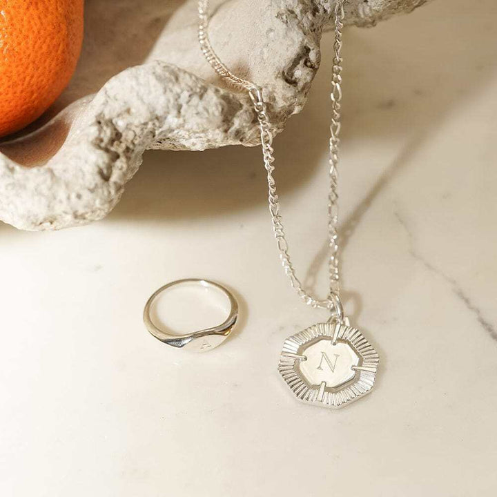 Daisy London Sterling Silver Estee Lalonde Octagonal Necklace Additional Image - 2