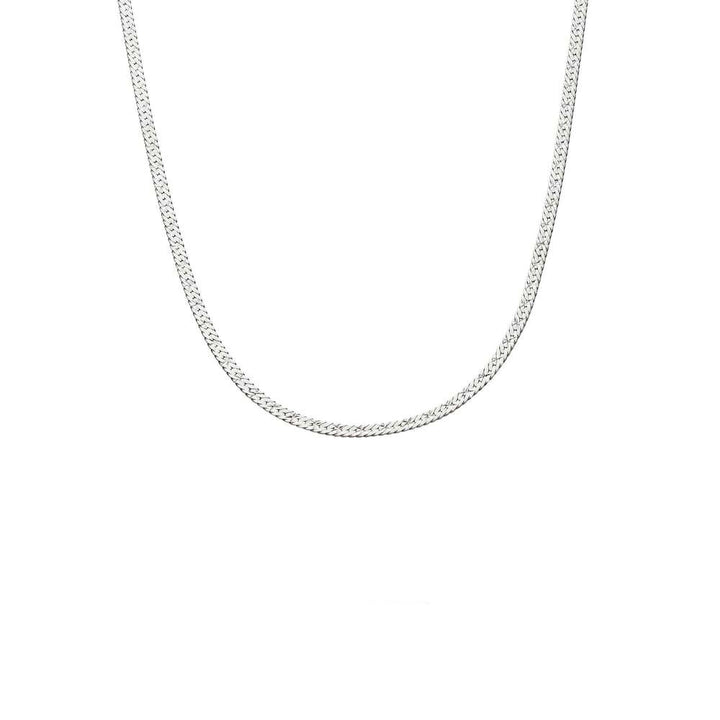 Daisy London Sterling Silver Estee Lalonde Short Snake Chain Necklace