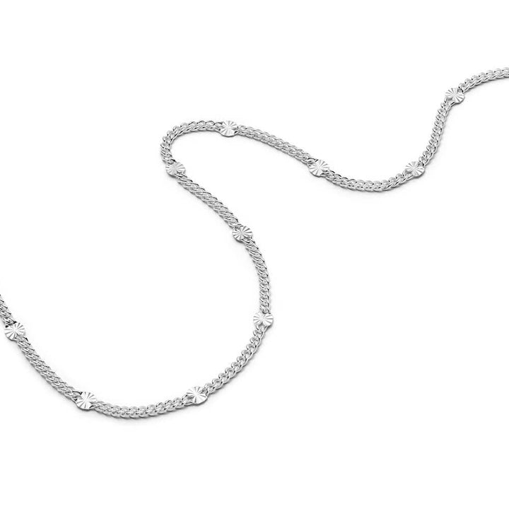 Daisy London Sterling Silver Estee Lalonde Sunburst Chain Necklace