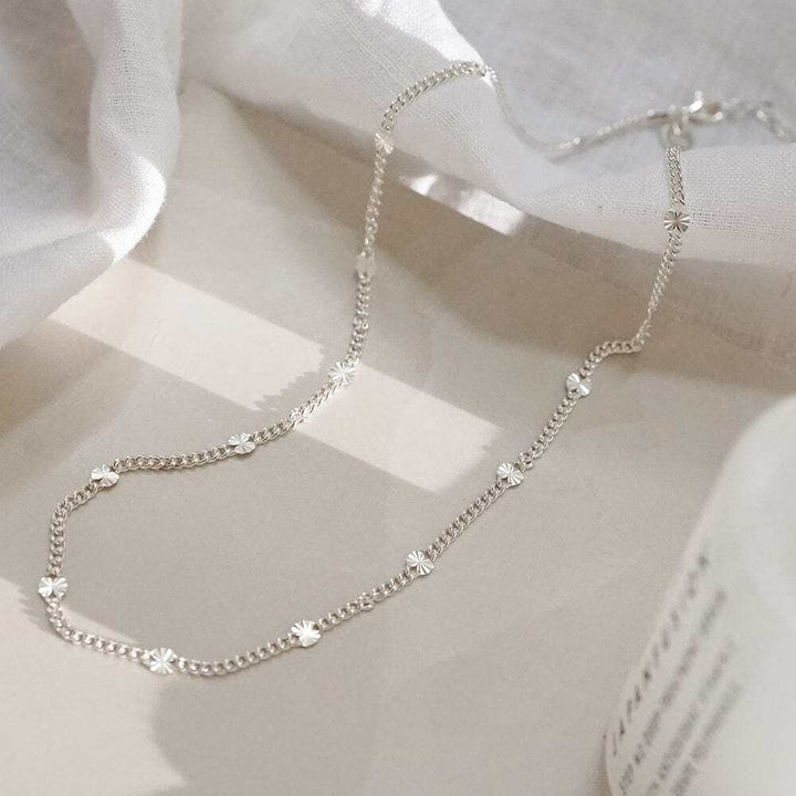 Daisy London Sterling Silver Estee Lalonde Sunburst Chain Necklace Additional Image - 2