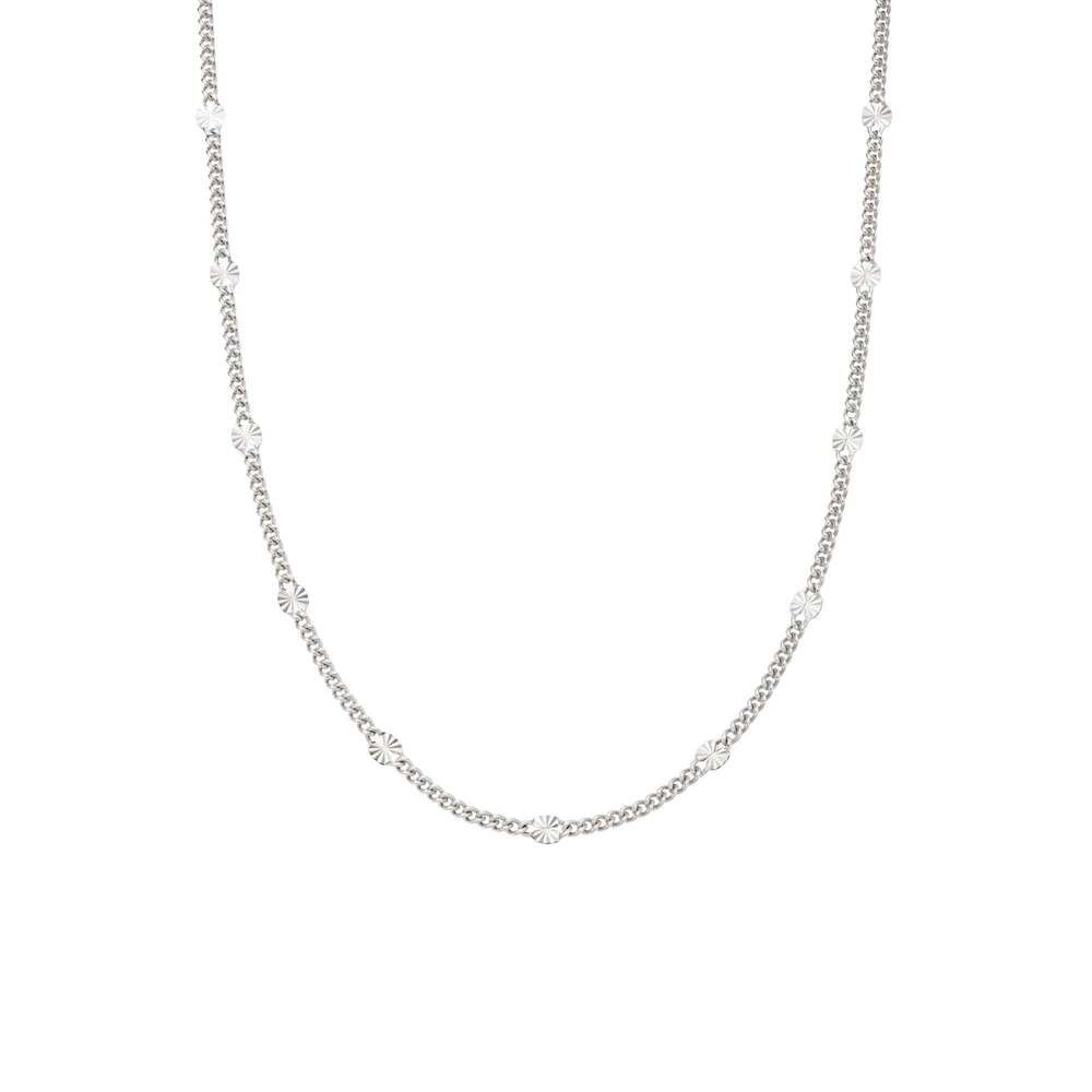 Daisy London Sterling Silver Estee Lalonde Sunburst Chain Necklace Additional Image - 5