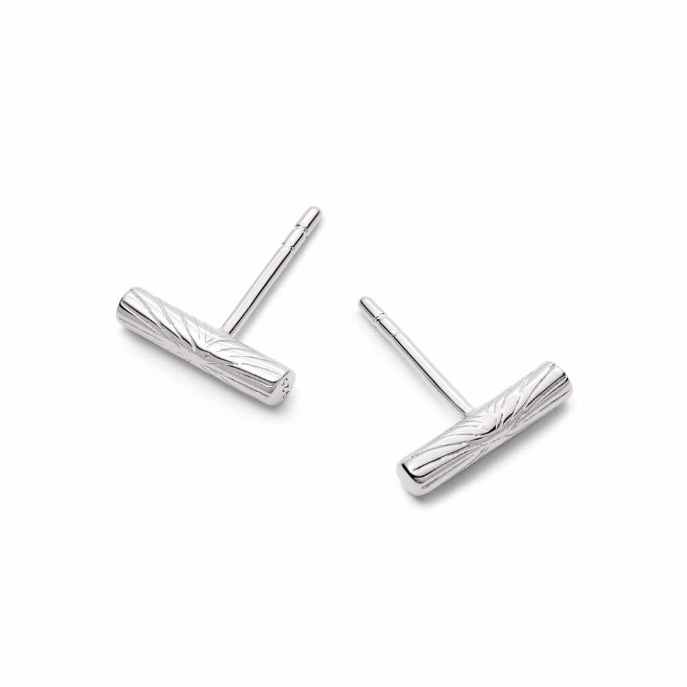 Daisy London Sterling Silver Estee Lalonde T Bar Stud Earrings