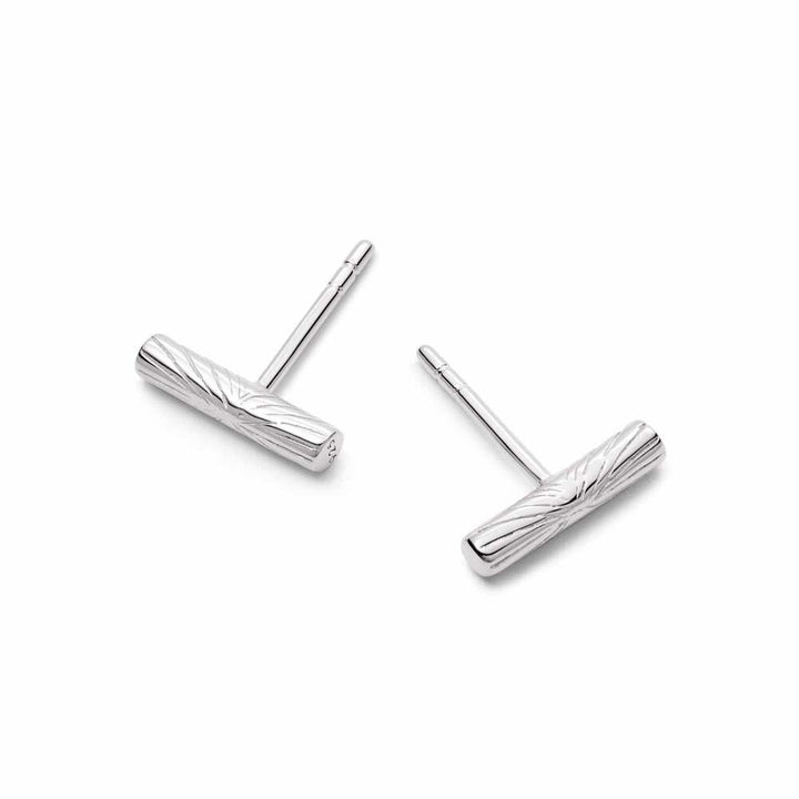 Daisy London Sterling Silver Estee Lalonde T Bar Stud Earrings