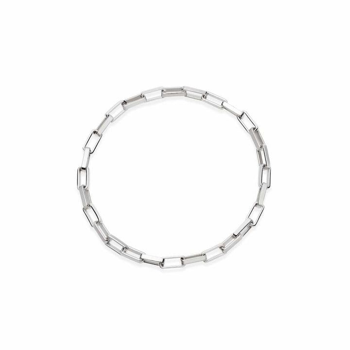 Daisy London Sterling Silver Estee Lalonde Delicate Box Chain Ring