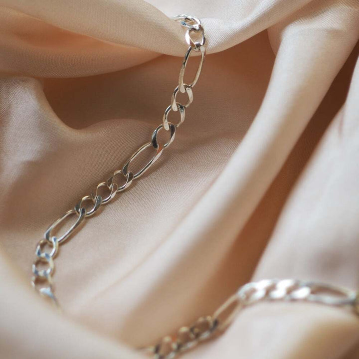 Daisy London Sterling Silver Estee Lalonde Figaro Chain Necklace Additional Image - 2