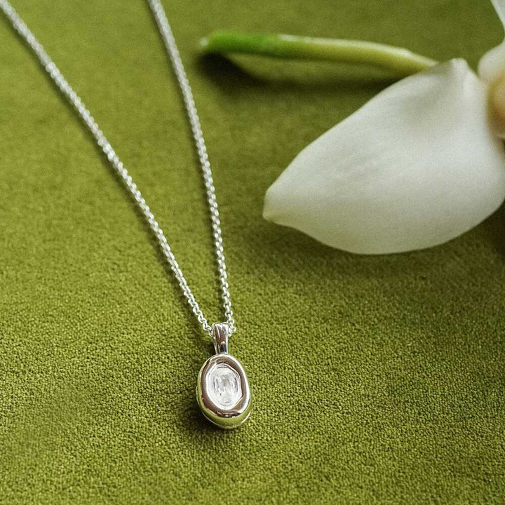 Daisy London Sterling Silver Estee Lalonde Sapphire Locket Necklace Additional Image - 2