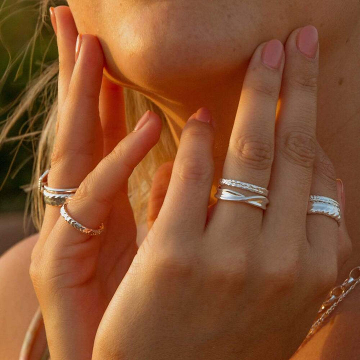 Daisy London Sterling Silver Estee Lalonde Unity Ring Additional Image - 1