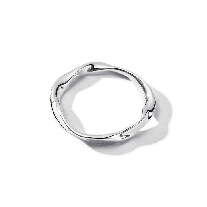 Daisy London Sterling Silver Estee Lalonde Wavy Stacking Ring Additional Image - 5