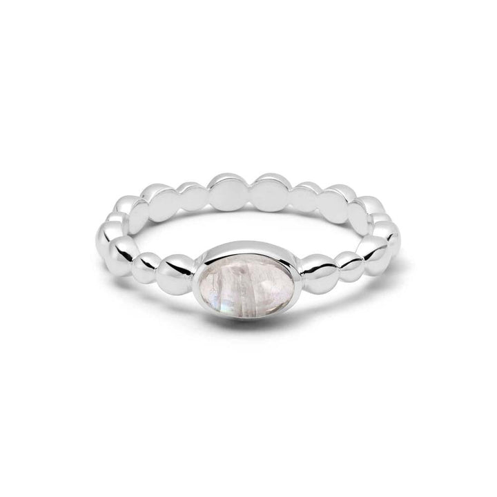 Daisy London Sterling Silver Healing Stone Bobble Ring Additional Image - 3