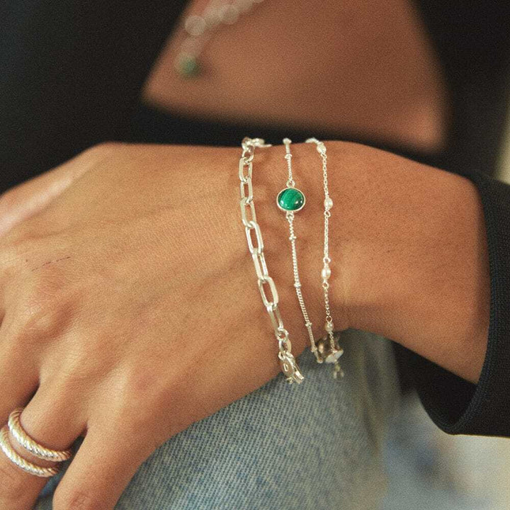 Daisy London Sterling Silver Healing Stone Bracelet Additional Image - 12