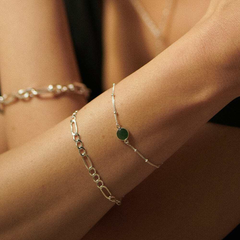 Daisy London Sterling Silver Healing Stone Bracelet Additional Image - 17