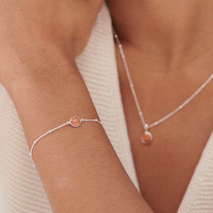 Daisy London Sterling Silver Healing Stone Bracelet