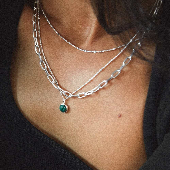 Daisy London Sterling Silver Healing Stone Necklace Additional Image - 3