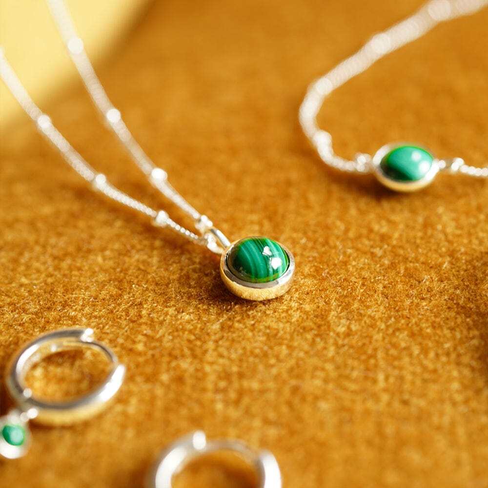 Daisy London Sterling Silver Healing Stone Necklace Additional Image - 3